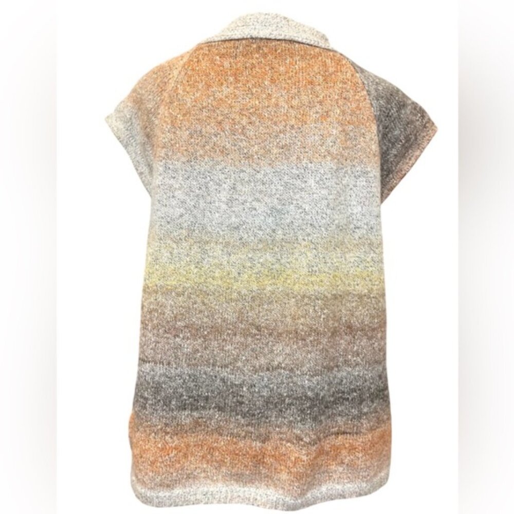 Westbound Petites Open Front Knit Cardigan Sweater Multicolor Ombre Size XLP - Picture 5 of 8